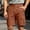 ZA-Coffee shorts men, variant on Men's Outdoor Cargo Shorts Solid Color Lightweight Summer Hiking Shorts Loose Fit Elastic Drawstring Waisted Short Pants with Pockets Brown XXL