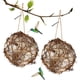 thumbnail image 3 of Methold Nido de colibrí, bola de ratán de algodón, decoración de patio, comedero para mascotas, casa, loro, juguete para masticar Type3 NO3, 3 of 6