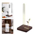 thumbnail image 3 of 1 pieza de soporte de toalla de papel, almohadilla de rasgado para una mano, de almacenamiento, servilleta estable, rollo decorativo, estante de Dorado A Baoblaze Sostenedor del tejido, 3 of 8