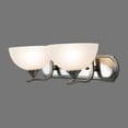 thumbnail image 4 of Yosemite Home Decor Glacier Point Meuble-Lavabo à 2 Lumières en Acier Inoxydable, Fini Nickel Satiné, 4 of 12