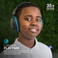 thumbnail image 2 of JLab JBuddies Pro Wireless Over-Ear Kids Headphones, 35+ Hour Battery Life, Built-in Volume Regulators for Safety, Share Mode, Folding, Adjustable, Noise Isolation, with Mic, Blue, 2 of 5