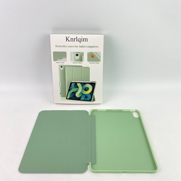 Knrlqim Protective cases for tablet computers, iPad Air 6 Generation Case 10.9 Inch 2022/2020 [Auto Sleep/Wake], Matcha green