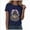 Halloween Shirt-7-Navy, variant on Women Multicolor Halloween Graphic Print Short Sleeve Crew Neck T-Shirt, Soft Loose Basic Casual Blouse Tops for Daily Autumn Wear and Holiday Party Dressing XXXL Blue
