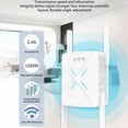 thumbnail image 3 of 1200 Mbps WiFi Repeater 1200Mbps Router White WiFi Extender Amplifier 2.4G/ 5GHz Wi-Fi Signal Booster Long Range Network, 3 of 9