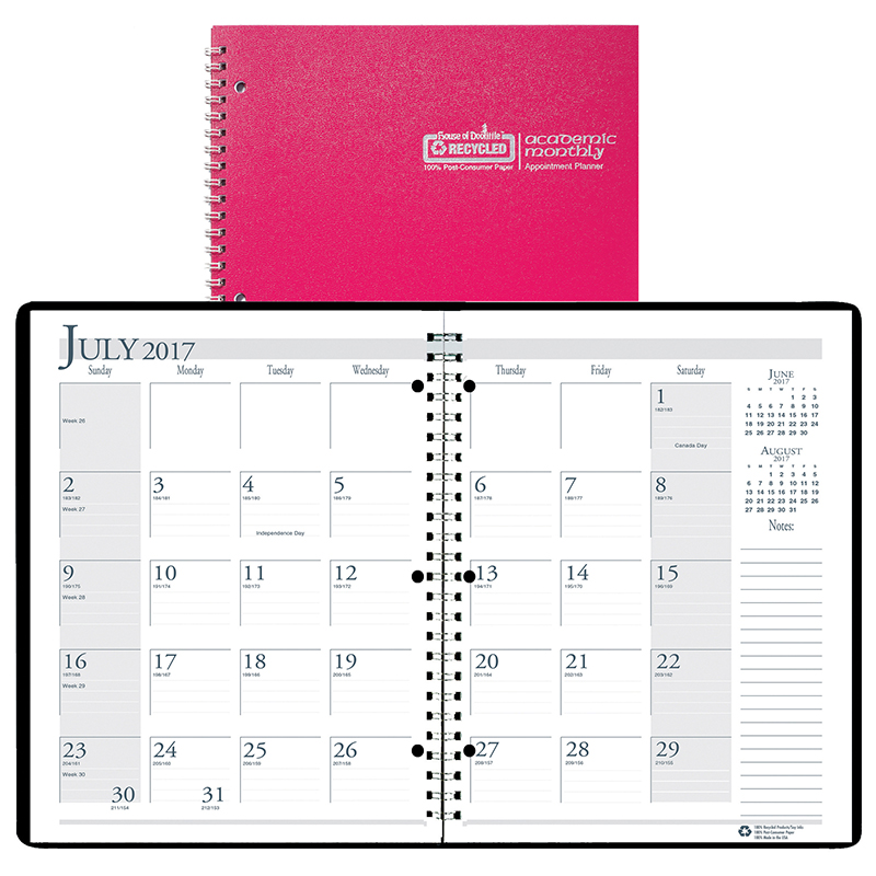House of Doolittle Academic Planner