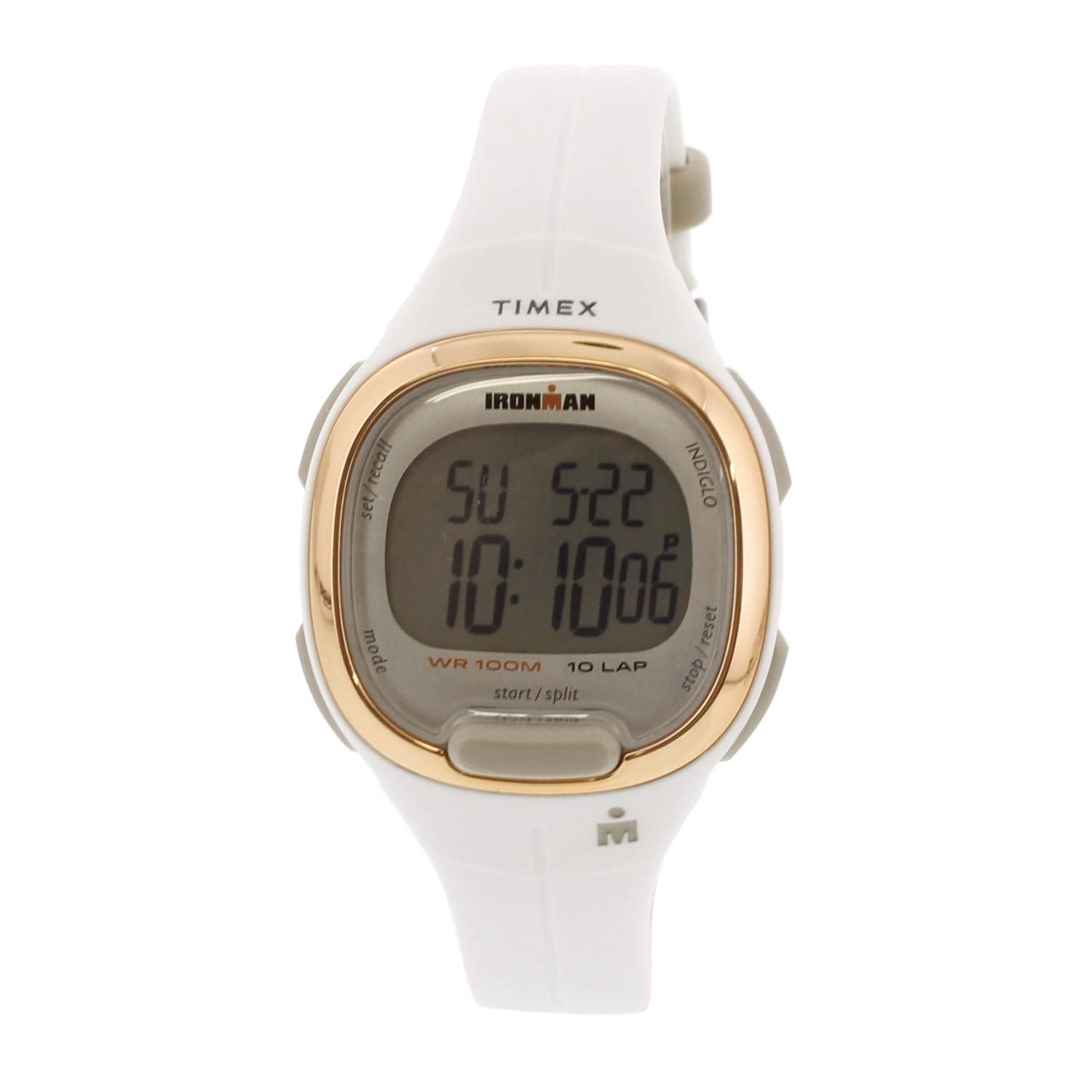 Timex Women's Ironman Transit TW5M19900 Matte White Resin Hand Wind Sport Watch