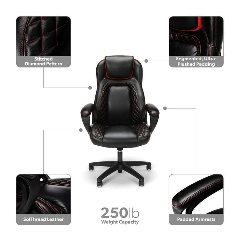 Hillard Ergonomic Executive Chair Tilt Mechanism Yes Overall
