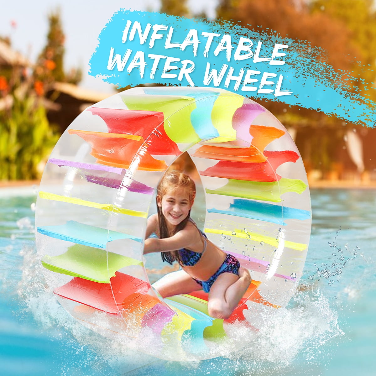 inflatable pool wheel