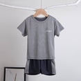 thumbnail image 4 of CAZOFW Boys Athletic Sets,Mesh,Breathable,Quick-Drying Tee Top and Basketball Shorts Set,2 Piece,Size 10-11 Years, 4 of 9