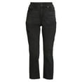 thumbnail image 2 of Time and Tru Women's High Rise Straight Crop Jean, 2 of 5