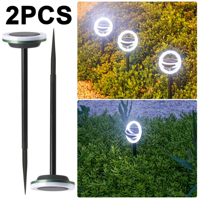Jardín Enterrada 12LED Lámpara Punto Tierra para Césped (luz) Blanco