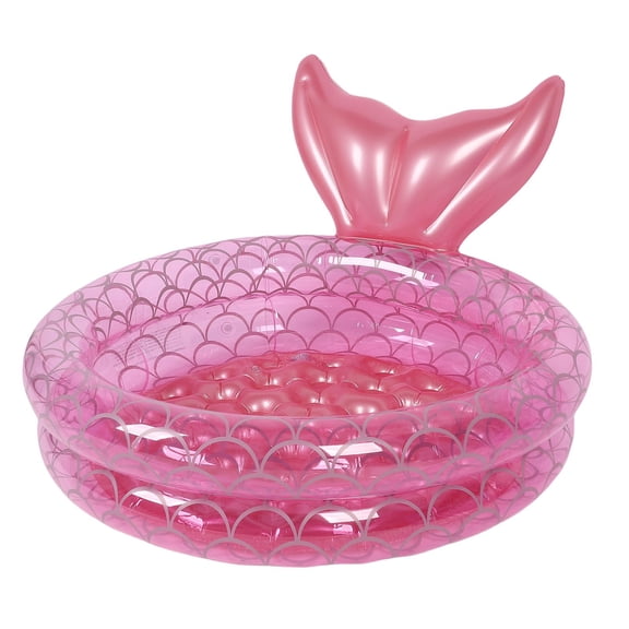 Inflatable Swimming Pool, PVC Portable Foldable Thickened Blow Up Swimming Pool Lovely  for Home