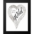 thumbnail image 2 of Pearson, Debbie 15x18 Black Modern Framed Museum Art Print Titled - Heart Love Your Wild 1, 2 of 5