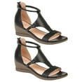 thumbnail image 2 of Guardurnaity Manténgase cómodo todo el día con estas elegantes y elegantes sandalias de mujer Sandalias de verano para mujer Calzado negro 35, 2 of 6