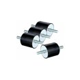 thumbnail image 1 of Silent Block M8, 4 piezas de goma antivibración Silenblock Stud, tornillo de doble extremo amortiguador antivibración para barco coche silenciador amortiguador - (M8 x 20, 30 x 30) RUIOIU, 1 of 5