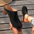 thumbnail image 5 of Women's Block Heels Clog Orthopedic Shoes Stylish Closed Toe Dressy Casual Slip On Sandal No Back Straps Mule Pumps Clogs, 5 of 5