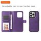 thumbnail image 4 of KT Leather Series-3 For iPhone 16 Pro Case PU Leather 2 in 1 Wallet Phone Cover Magnetic Detachable, 4 of 5