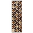 thumbnail image 2 of BNM Modern Trellis Indoor Runner Rug, 2' 7" x 8', Coffee, 2 of 7
