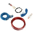 thumbnail image 3 of Car  Wiring Kits, Stable Transfer Black Tube Car Audio Cable Kit Complete  For Auto Speaker Subwoofer, 3 of 8