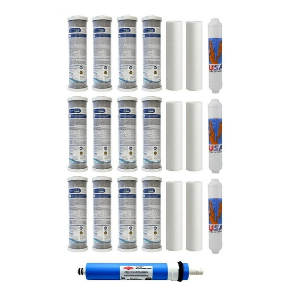 Reverse Osmosis Filters - Name Brand Filters - 3 Year Set