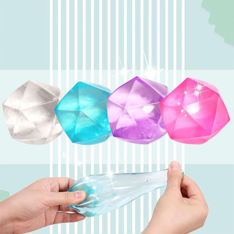 Antistress Adulti 2 Pezzi Palline Antistress Palline Antistress Terapeutiche Antistress Adulti Fidget Cube Palline Antistress for Cubetti di Ghiaccio Pallina Antistress Ufficio