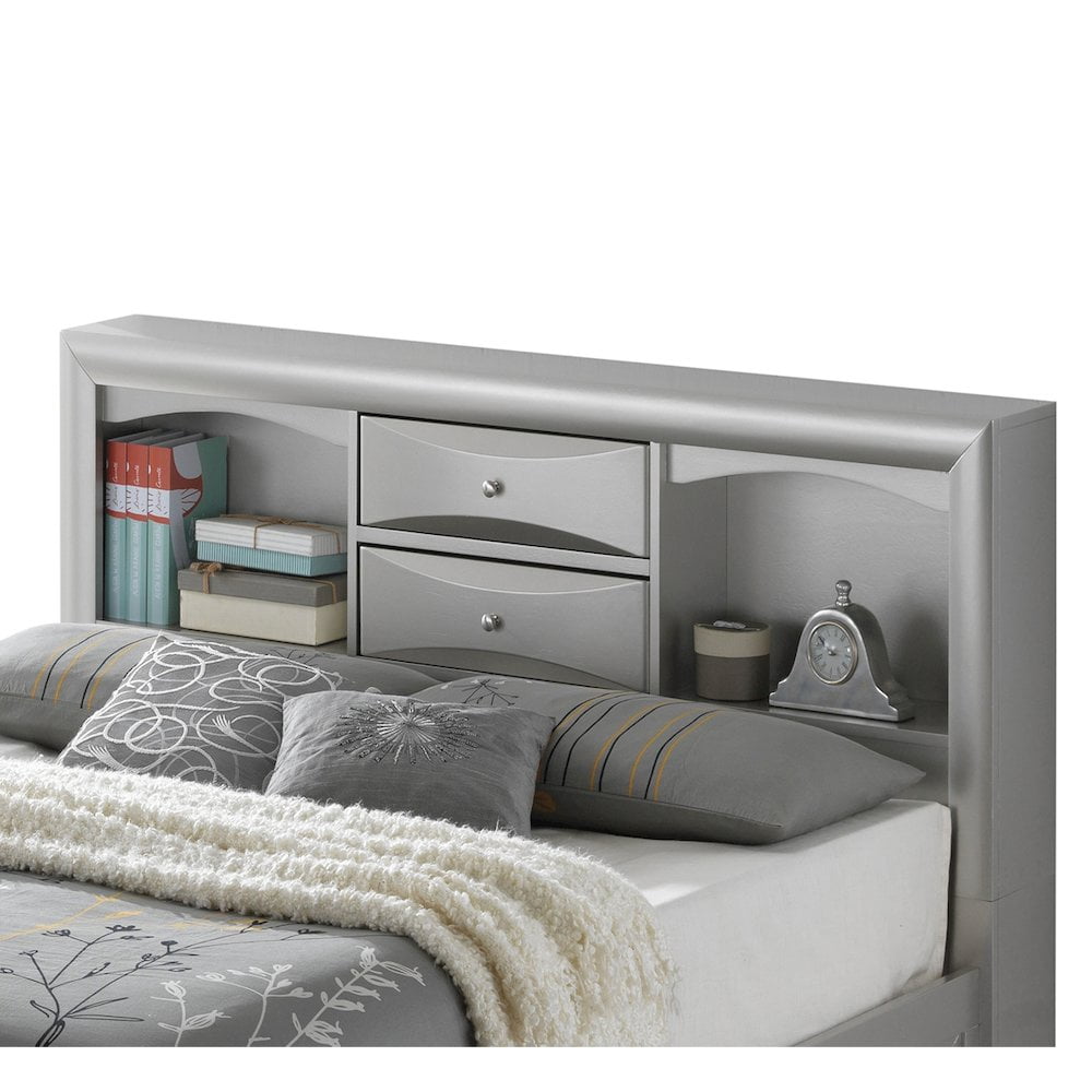 Glory Furniture Marilla King Storage Bed in Champagne Color
