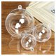 thumbnail image 2 of Venta al por mayor de adornos de bolas de Navidad de sublimación, adornos navideños de plástico transparente, decoración colgante, bolas de árbol de Navidad, 2 of 4