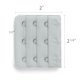 thumbnail image 2 of Señora 5Pcs 3 Gancho De 3 Filas Longitud Ajustable Correa Del Sujetador Extensor Ganchos De Hebilla Gris Claro 10pcs Una Talla, 2 of 5