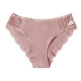 thumbnail image 4 of Women's Briefs Women Panties Thongs Pack V Cut Panties for Women Pack Underpants for over 60 Womens Bikini Nylon Maternity Underwear over Bump Lace Underwear Womens Breathable Seamless Hot Pink M, 4 of 5