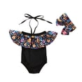 thumbnail image 3 of Baby Girl 2PCS Summer Sportswear Flower Ruffle Bikini Swimwear Swimsuit Bathing Suit, 3 of 3