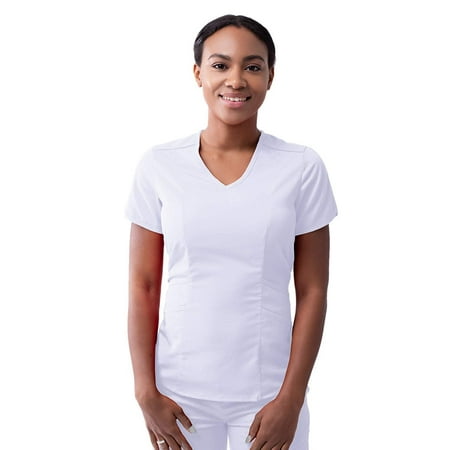 

Adar Pro Scrubs For Women - Modern V-Neck Scrub Top