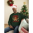 thumbnail image 2 of Howdy Christmas Cowboy Gingerbread Men's Sweatshirt, 2 of 4