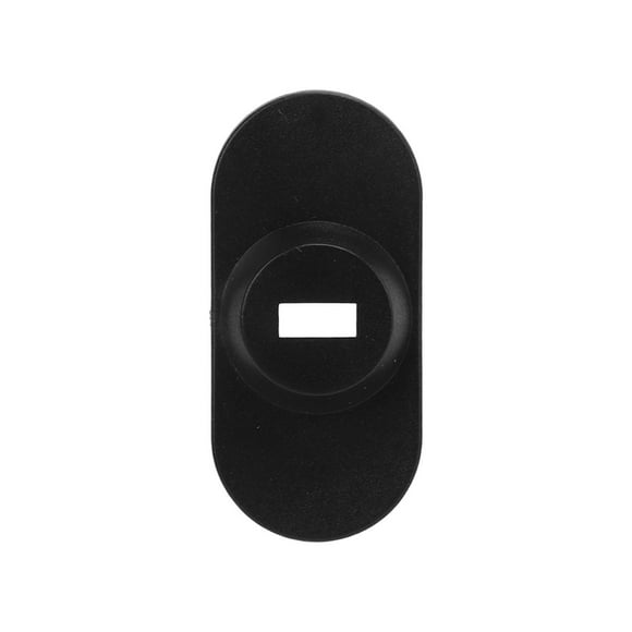 Laptop Anchor Plate, POM 42x30mm Black Key Hole Tablets Lock Adhesive Pad for for Notebook