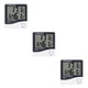 thumbnail image 1 of Wosthever Mini termómetro digital Medidor de humedad Temperatura ambiente Interior LCD Despertador Higrómetro Type1 NO1, 1 of 6