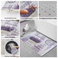 thumbnail image 6 of Purple Vintage Lavenders Bath Mat 3 Piece Bathroom Rug Set, Farmhouse Wooden Retro Art Non Slip Bath Rug Contour Mat and Toilet Lid Cover, Absorbent Shower Mats Soft Bath Rugs and Mats Sets, 6 of 8
