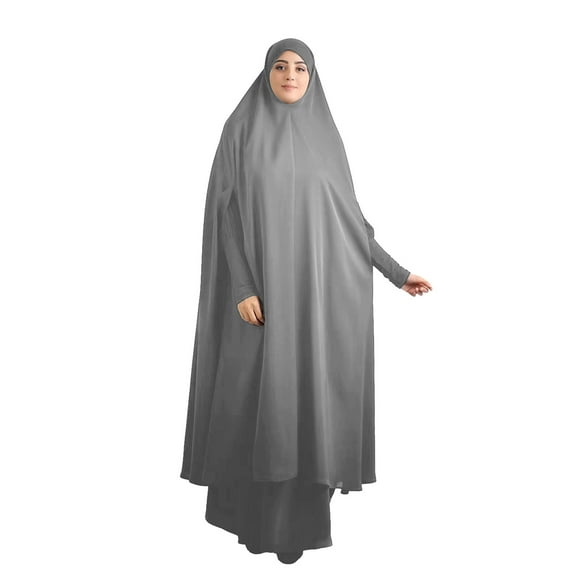 Birdeem Womens Muslim Islam Pure Color Summer Ventilative Abaya Long Dress