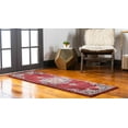 thumbnail image 3 of Rugs.com Eden Collection Rug – 6 Ft Runner Burgundy Medium Rug Perfect For Hallways, Entryways, 3 of 9