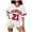 Watermelon Red, variant on UOCUFY Women's Y2k Oversized Jersey Shirts Baggy Graphic Tees Number Football Custom Baseball Jersey Streetwear (Watermelon Red, XXL)