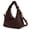 #1 - Coffee, variant on Small Crossbody Hobo Bag for Women Soft PU Leather Tote Handbag Clutch Purse Slouchy Trendy Everyday Shoulder Bag with Adjustable Strap - Brown