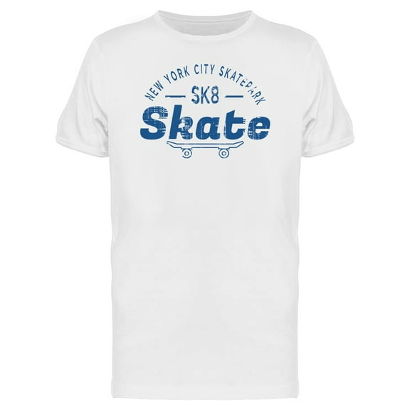 Sk8 Slogan T-Shirt Men -Image by Shutterstock, Male 3X-Large