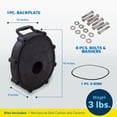 thumbnail image 4 of Zodiac Backplate Replacement Kit for Select Zodiac Jandy Pool and Spa Pumps, 4 of 8