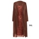 thumbnail image 2 of Sonducket Vestido Encaje Respetuoso con la piel Transpirable Cómodo Vestir Antiguo Casual Collage Ropa Boda Navidad Trabajo Vacaciones Prendas para la parte del cuerpo Chocolate 5XL Sonducket AP014392-01, 2 of 6