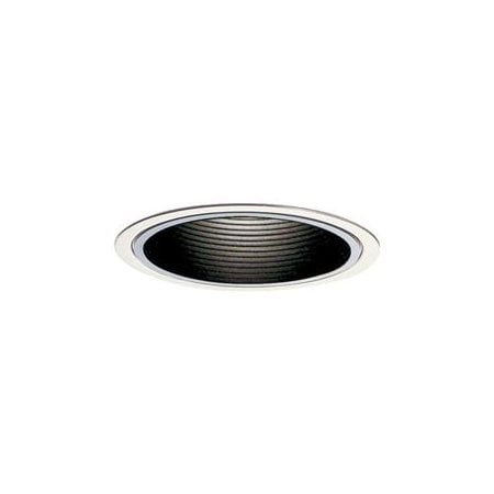 UPC 784197003500 product image for Lightolier 1176 6-3/4 Inch Down Light Black Baffle Trim Round White Flange Lytec | upcitemdb.com