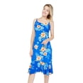 thumbnail image 5 of Hawaii Hangover Women's Hawaiian Mermaid Ruffle Dress in Hibiscus, 5 of 5
