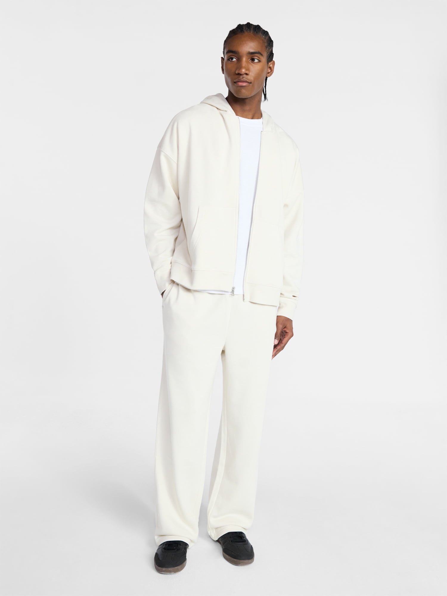 No Boundaries Soft Fleece Vintage Straight Sweatpants, Men's XS-5XL