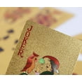 thumbnail image 3 of Magik Waterproof Luxury 24K Poker Playing Cards Deck, 2 Players, 2.24 x 3.42 In, Gold Foil, 3 of 5
