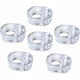 thumbnail image 1 of Door Stops, 6 Pieces Rubber Door Upgrade Silicone Door Stop, Door Stops Door Handle Stopper Door Bumper Wall Protector Door Stop Anti-door Handle, Iri, 1 of 5