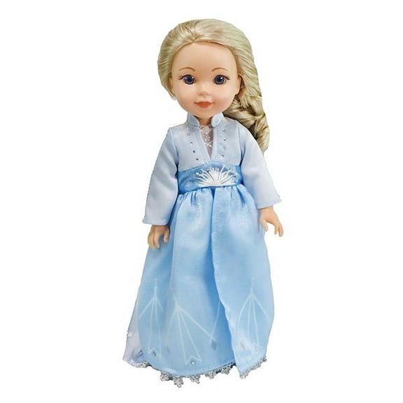 Ice Princess Frozen 2 Inspired Dress made for 14 inch dolls