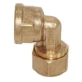 thumbnail image 5 of Conectores de codo hembra con tornillo de latón, acoplador rápido compuesto de aluminio comprimido, conector roscado para agua y gas., 5 of 5