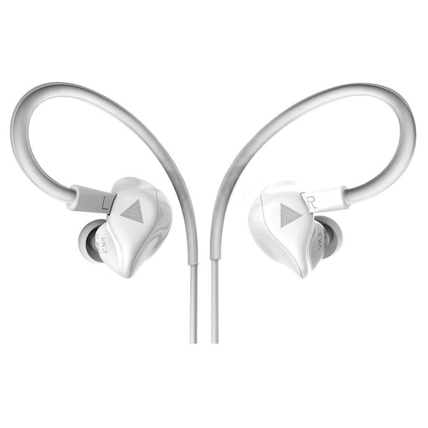 Auriculares QKZ VK3 de 3,5 mm, auriculares con micrófono, auriculares estéreo, auriculares con manos libres para juegos, auriculares deportivos seitruly DZ7305-03B